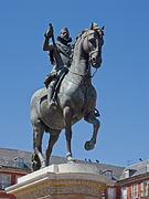 Estatua ecuestre de Felipe III, de Giambologna y Pietro Tacca (1618).