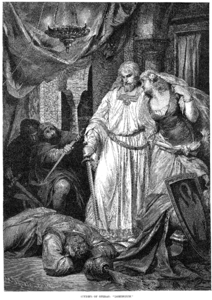 Scene from Lohengrin, by Arthur Thiele (edited by Adam Cuerden)