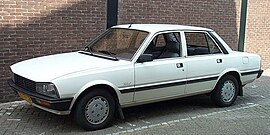 Peugeot 505 sedan, 1984.