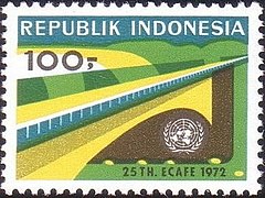 Stamp of Indonesia - 1972 - Colnect 257423 - Economic Commission for Asia and the Far East.jpeg