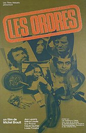 Affiche du film Les Ordres de Michel Brault (1974)