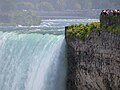 People on the Canadian side watching the Horseshoe Falls.