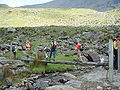 Footbridge below Lake Curraghmore, County Kerry, Ireland