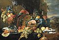 Jan Davidsz. de Heem (1606-1683-4) Grünflügelara um 1650