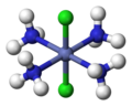 Octahedral complex with trans configuration