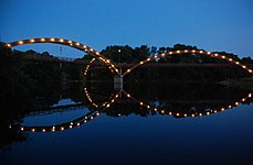 Tridge at dusk