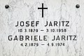 English: Gravestone of the couple Josef Jaritz and Gabriele Jaritz vulgo Lamprecht at the local cemetery Deutsch: Grabstein des Ehepaares Josef Jaritz und Gabriele Jaritz vulgo Lamprecht am Ortsfriedhof