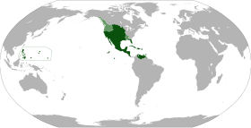 Localização de Nova Espanha