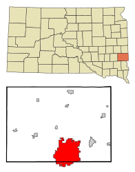 Sioux Falls – Mappa