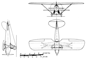 vue en plan de l’avion