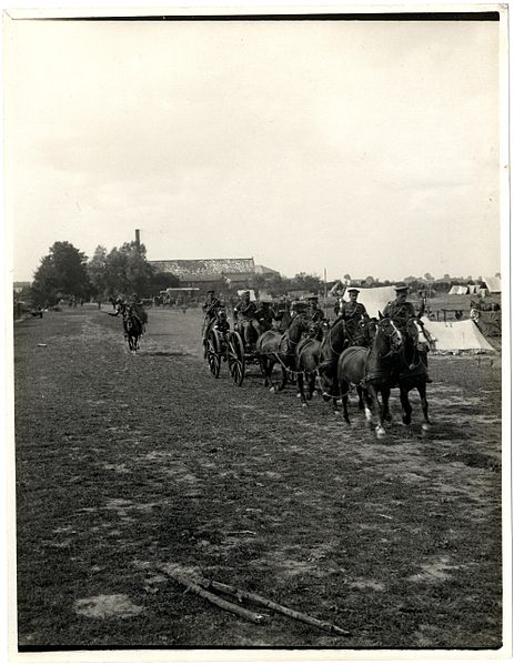 File:A cable section laying cable (Merville, France). Photographer- H. D. Girdwood. (13874709253).jpg