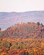 Blick nach Norden auf Felsenburg Anebos