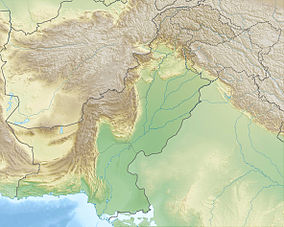 Map showing the location of Ayub National Park ایوب نیشنل پارک