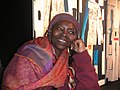 Safi Faye (1943-2023), Senegalese film director, anthropologist, ethnologist den feminist, 2004.