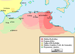 Carte historique des royaumes ziride et hammadide.