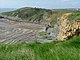 Trwyn y Witch headland, with the hillfort on its summit.