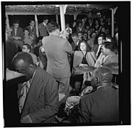 (Portrait of James P. (James Price) Johnson, Marty Marsala, and Baby Dodds, Riverboat on the Hudson, N.Y., ca. July 1947) (LOC) (5435814685).jpg