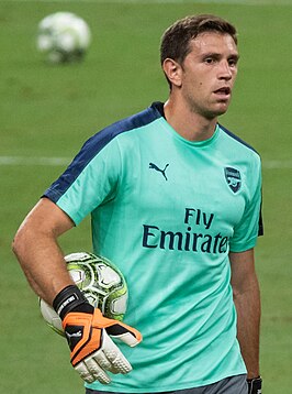 Martinez in 2018 voor Arsenal