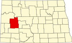 Koartn vo Dunn County innahoib vo North Dakota