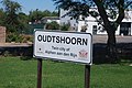 Plaatsnaambord van Oudtshoorn