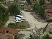 Der ehemalige Bahnhof Višegrad im Jahr 2007, vor der Verlegung der Gleise der Museumsbahn.