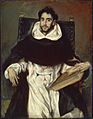 Hortensio Félix Paravicino, monjo trinitari, d'El Greco