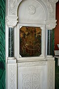 El Greco, Dormition of Virgin Mary, icon in Ermoupolis, Syros, 18M1362.jpg