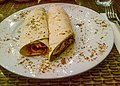 A "dürüm" (flatbread roll, wrap) can be made of any meat or offal dish in Turkey