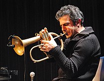 Paolo Fresu bei einem Konzert mit Ralph Towner, Treibhaus Innsbruck 2010