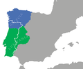 Image 8The Roman Provinces Lusitania and Gallaecia, after the reorganization of Diocletian AD 298 (from History of Portugal)