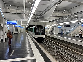 Image illustrative de l’article Aimé Césaire (métro de Paris)