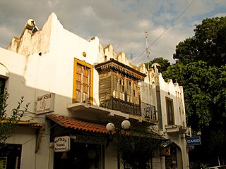 Turkish wooden balcony or sachnisi