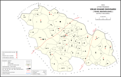 Map showing Shergarh (#877) in Shivgarh CD block