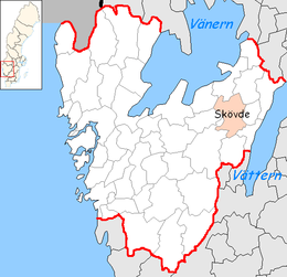 Skövde – Localizzazione