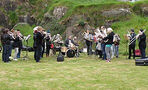 Tvøroyar Hornorkestur (brass band from Tvøroyri)