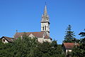 L'église vue du château.