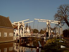 Breukelen, ophaalbrug bij de Vecht