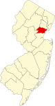 State map highlighting Union County