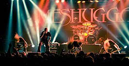 Meshuggah live in 2008 in Melbourne