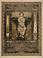 Affiche Udstilling Kristiania (1911)