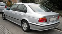 E39 sedan (Pre-facelift; rear)