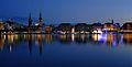 Binnenalster „Blaue Stunde”