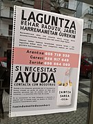 Laguntza sarea Donostiako Egia auzoan.