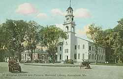 First Parish Church in 1909