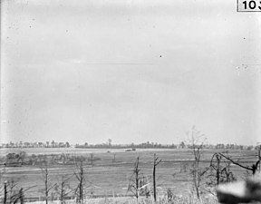 Vue vers Frégicourt, Première Guerre mondiale.