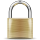 Gold padlock