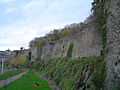 Les remparts sud vus de la porte au Lait.