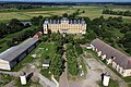 Luftaufnahme der Schlossanlage Dornburg