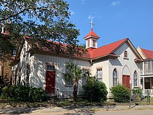 The St. John's school building at 91 Anson Street