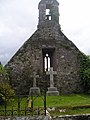 Headstones of the Rigby-Murrays in the burial enclosure at Parton Kirk.